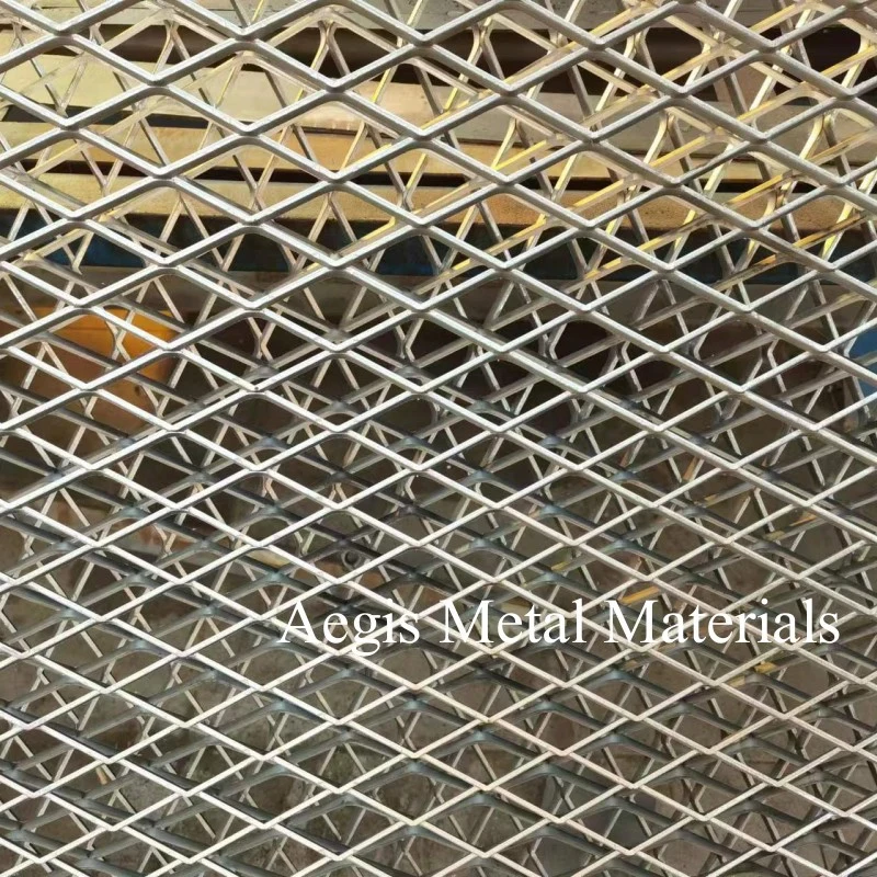 50um 70 80um Small Diamond Hole Titanium Expanded Mesh Sheet