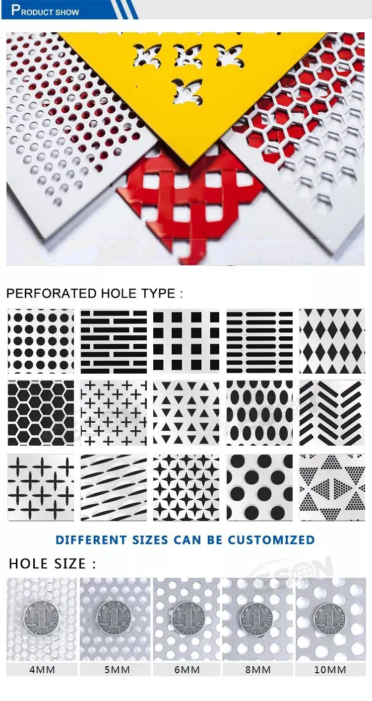 Punching Metal Etching Perforated Titanium Mesh Sheet