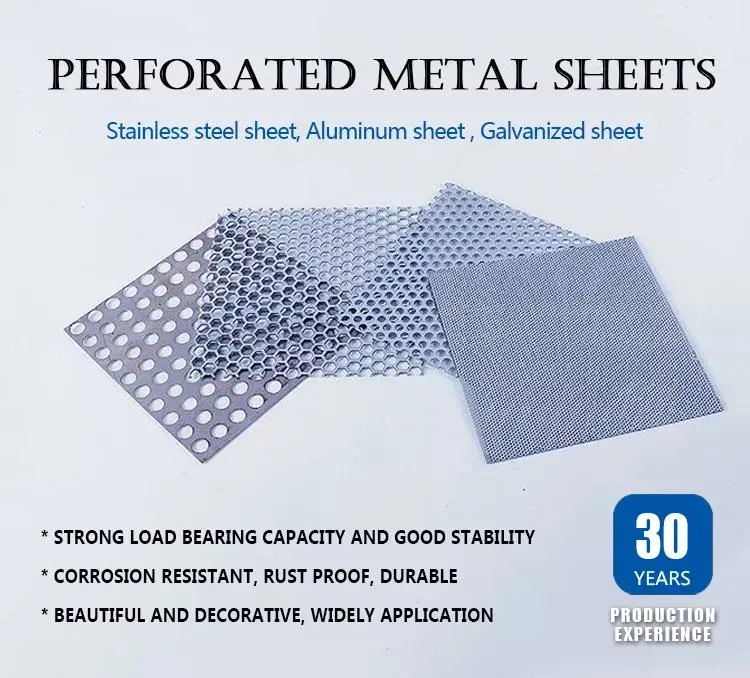 Punching Metal Etching Perforated Titanium Mesh Sheet